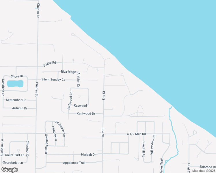 map of restaurants, bars, coffee shops, grocery stores, and more near 5915 Erie Street in Racine