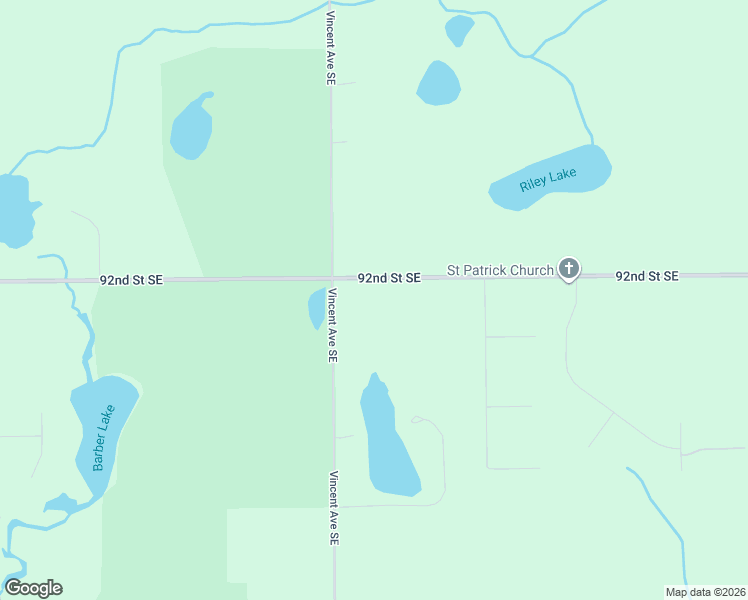 map of restaurants, bars, coffee shops, grocery stores, and more near 9300 92nd Street Southeast in Alto