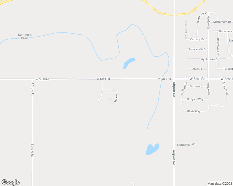 map of restaurants, bars, coffee shops, grocery stores, and more near 15115 Loxley Lane in Lansing