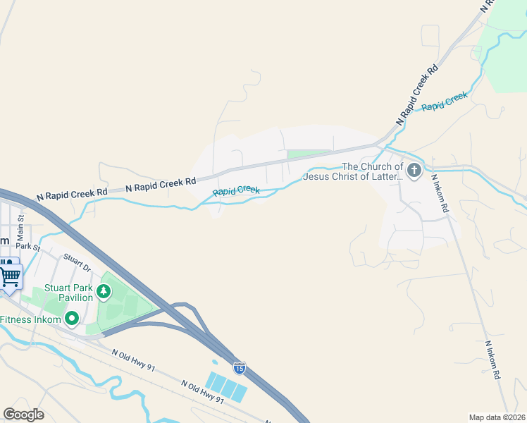 map of restaurants, bars, coffee shops, grocery stores, and more near 735 Terry Street in Inkom