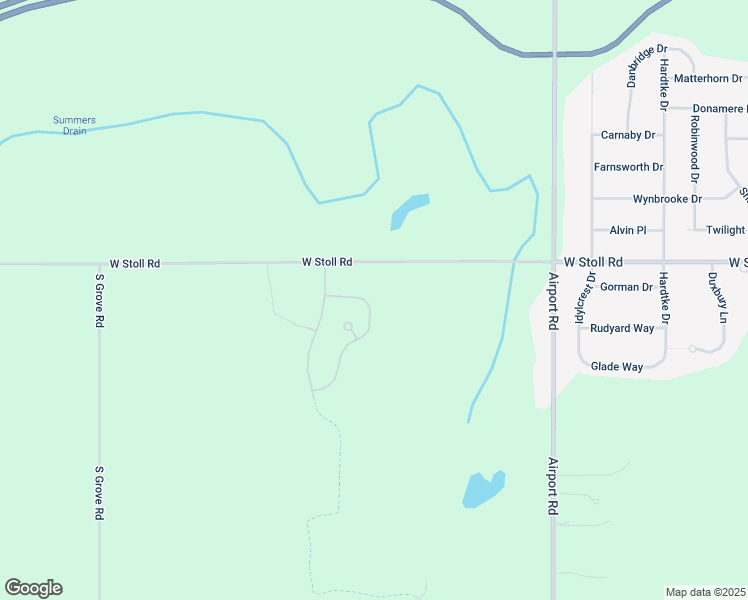 map of restaurants, bars, coffee shops, grocery stores, and more near 15115 Loxley Lane in Lansing