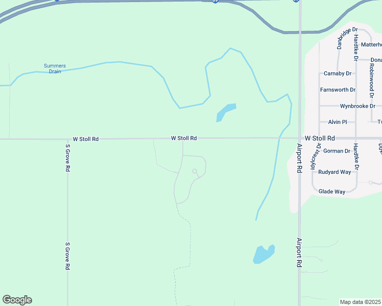 map of restaurants, bars, coffee shops, grocery stores, and more near 15055 Loxley Lane in Lansing