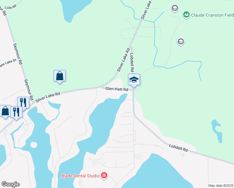 map of restaurants, bars, coffee shops, grocery stores, and more near 7515 Glen Hatt Rd in Linden