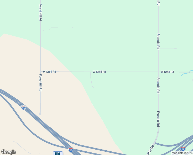 map of restaurants, bars, coffee shops, grocery stores, and more near 7517 West Stoll Road in Lansing