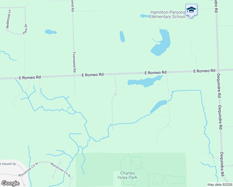 map of restaurants, bars, coffee shops, grocery stores, and more near 1316 East Romeo Road in Oakland charter Township