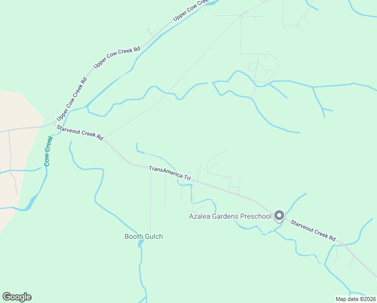 map of restaurants, bars, coffee shops, grocery stores, and more near 900 Starveout Creek Road in Azalea