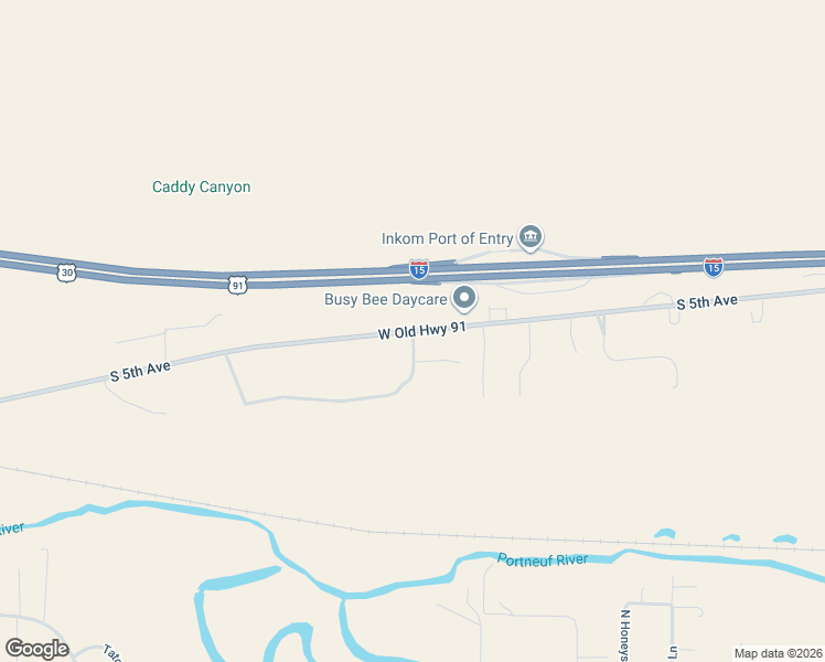 map of restaurants, bars, coffee shops, grocery stores, and more near 3611 West Old Highway 91 in Inkom