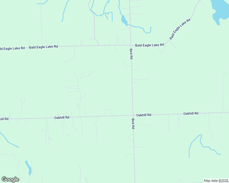 map of restaurants, bars, coffee shops, grocery stores, and more near 9100 Oakhill Road in Holly