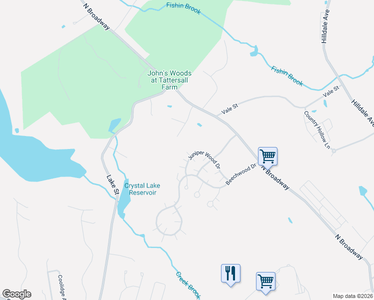 map of restaurants, bars, coffee shops, grocery stores, and more near 33 Juniper Wood Drive in Haverhill