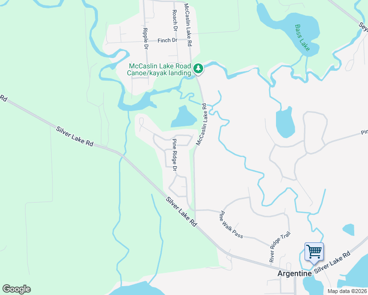 map of restaurants, bars, coffee shops, grocery stores, and more near 9345 White Pine Court in Linden