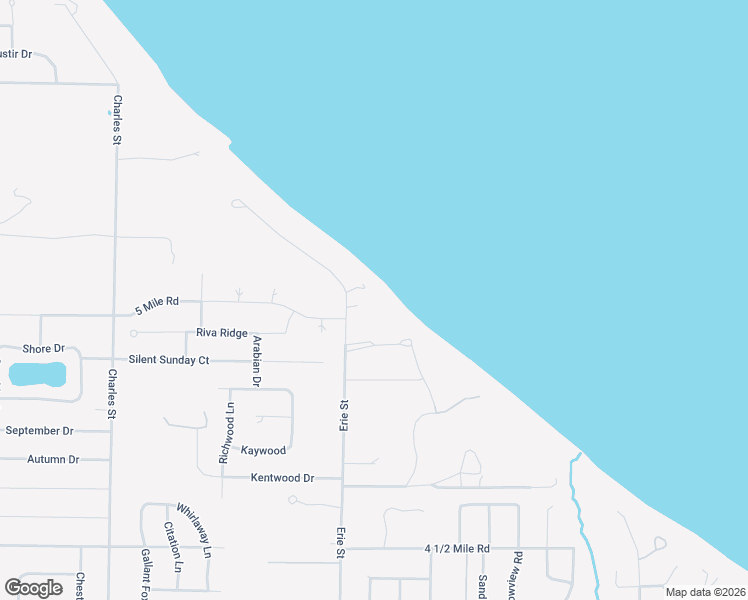 map of restaurants, bars, coffee shops, grocery stores, and more near 6007 Erie Street in Racine