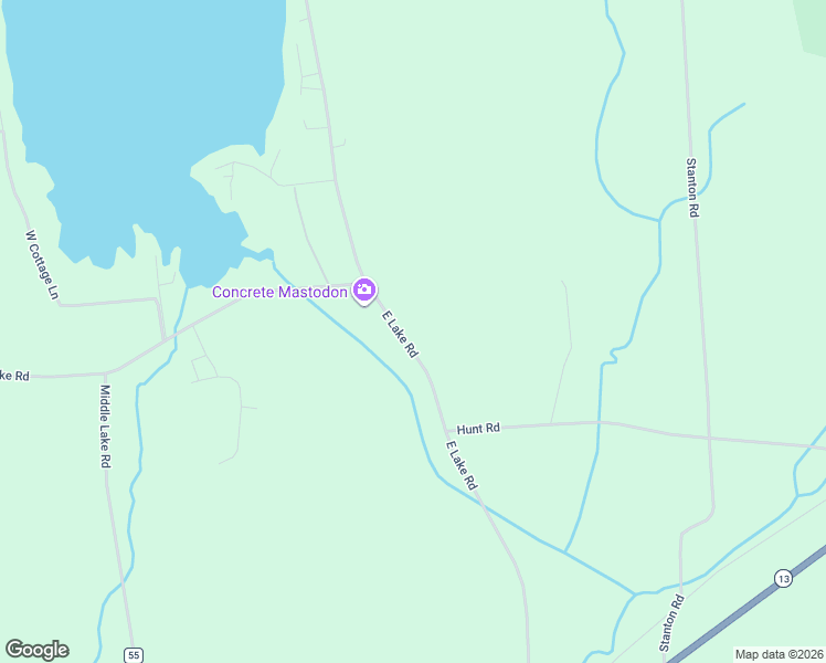 map of restaurants, bars, coffee shops, grocery stores, and more near 1550 East Lake Road in DeRuyter