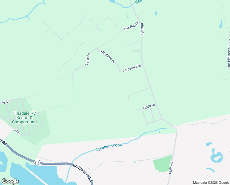 map of restaurants, bars, coffee shops, grocery stores, and more near 16 Yeaw Road in Hinsdale