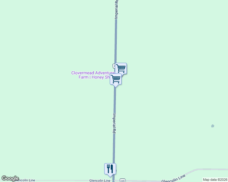 map of restaurants, bars, coffee shops, grocery stores, and more near 11241 County Road 73 in Aylmer