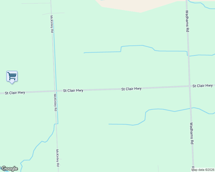 map of restaurants, bars, coffee shops, grocery stores, and more near 6310 Saint Clair Highway in East China