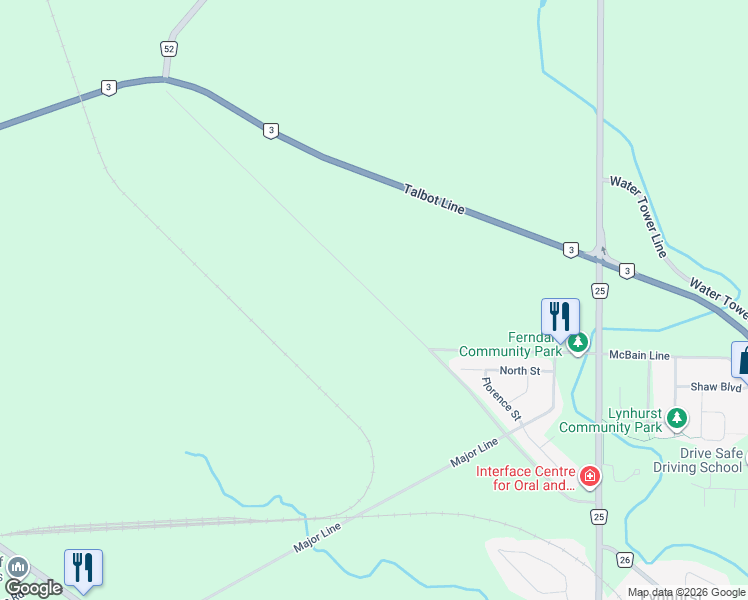 map of restaurants, bars, coffee shops, grocery stores, and more near 10237 Ford Road in St. Thomas