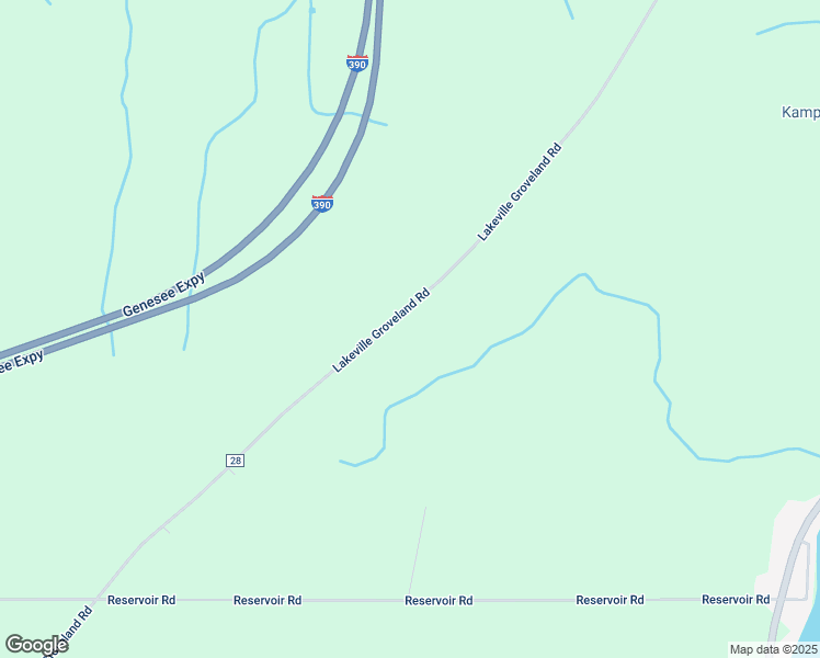 map of restaurants, bars, coffee shops, grocery stores, and more near 4243 Lakeville Groveland Road in Geneseo