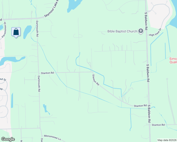 map of restaurants, bars, coffee shops, grocery stores, and more near 4832 Stanton Road in Oxford
