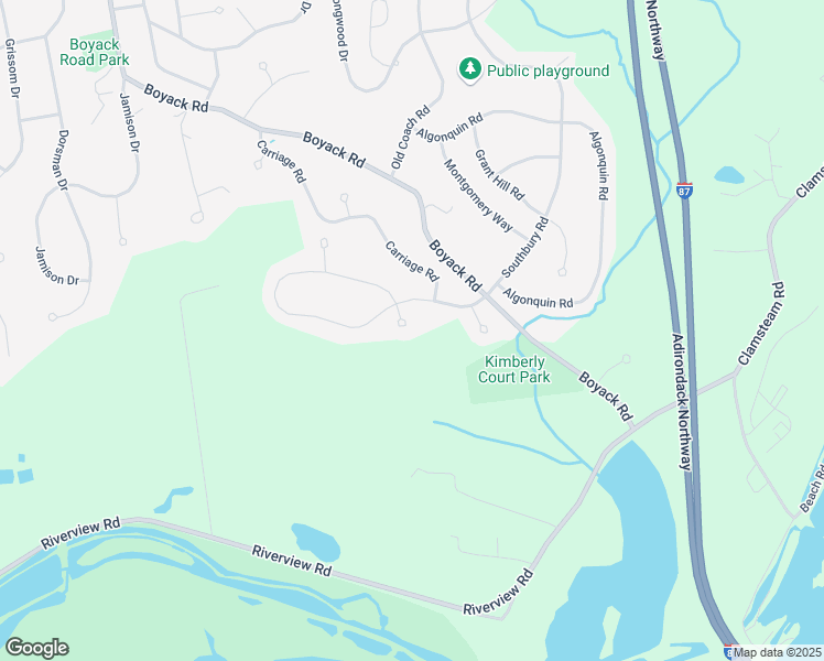 map of restaurants, bars, coffee shops, grocery stores, and more near 9 Lexington Court in Saratoga County