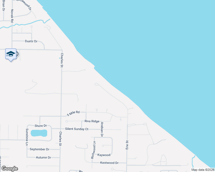 map of restaurants, bars, coffee shops, grocery stores, and more near 810 Waters Edge Road in Racine