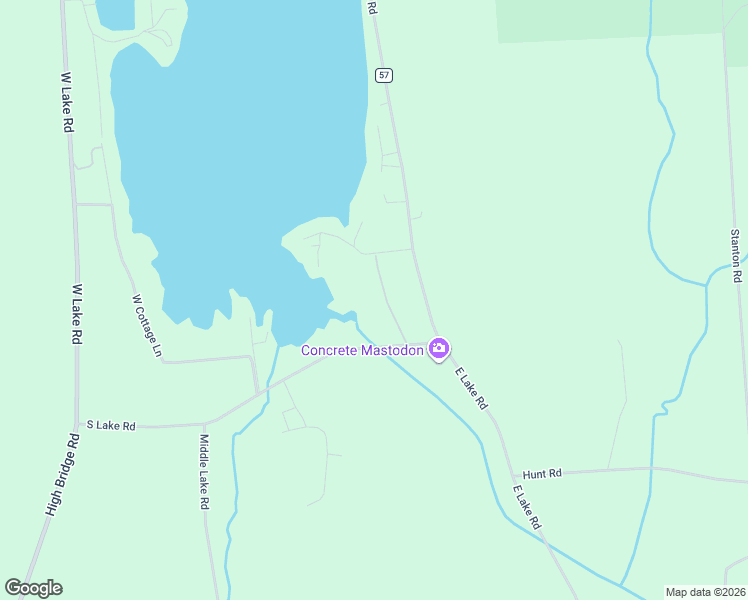 map of restaurants, bars, coffee shops, grocery stores, and more near 65 Sunset Cove in DeRuyter