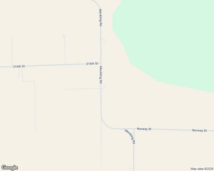 map of restaurants, bars, coffee shops, grocery stores, and more near 31610-31634 Meckling Road in Vermillion