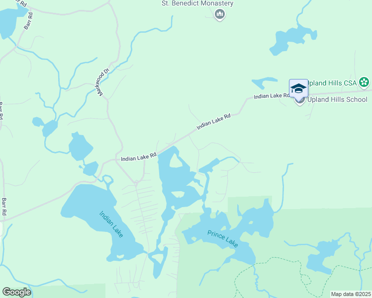 map of restaurants, bars, coffee shops, grocery stores, and more near 377 Ridgemont Road in Oakland County