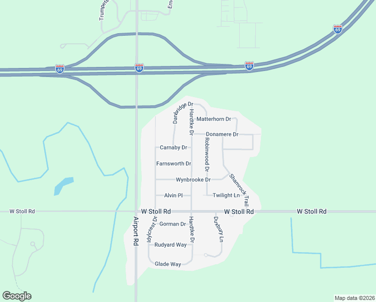 map of restaurants, bars, coffee shops, grocery stores, and more near 3801 Carnaby Drive in Lansing