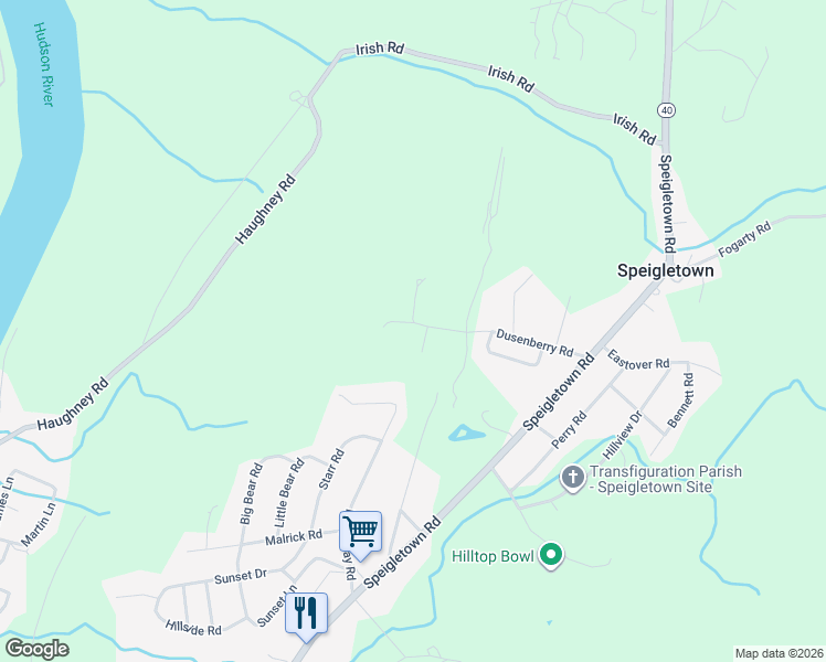 map of restaurants, bars, coffee shops, grocery stores, and more near 6 Chelsey Court in Troy