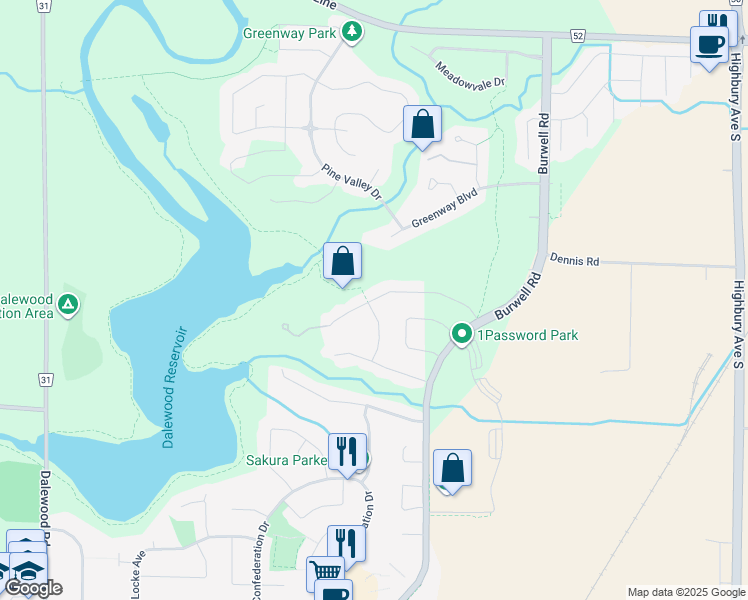 map of restaurants, bars, coffee shops, grocery stores, and more near 60 Donker Drive in St. Thomas