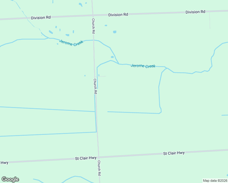 map of restaurants, bars, coffee shops, grocery stores, and more near 3265 Church Road in Casco