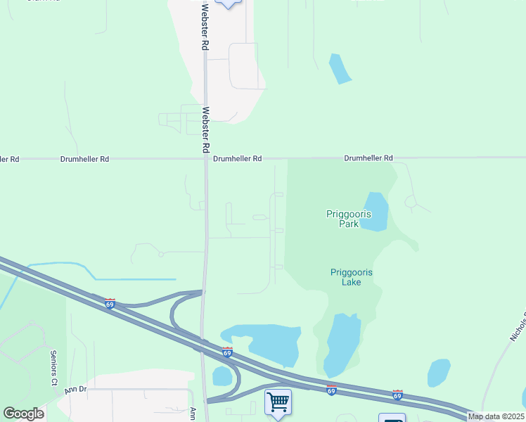 map of restaurants, bars, coffee shops, grocery stores, and more near 14955 Abbey Lane in Bath Township