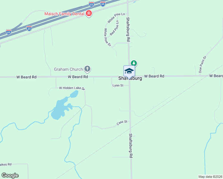map of restaurants, bars, coffee shops, grocery stores, and more near 7150 Lynn Street in Perry