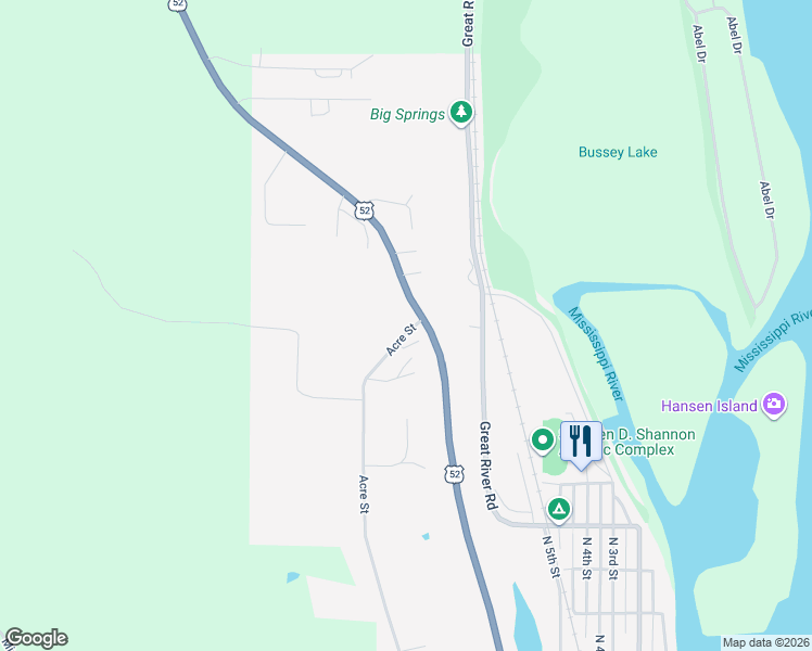map of restaurants, bars, coffee shops, grocery stores, and more near 106 Lorenz Lane in Guttenberg