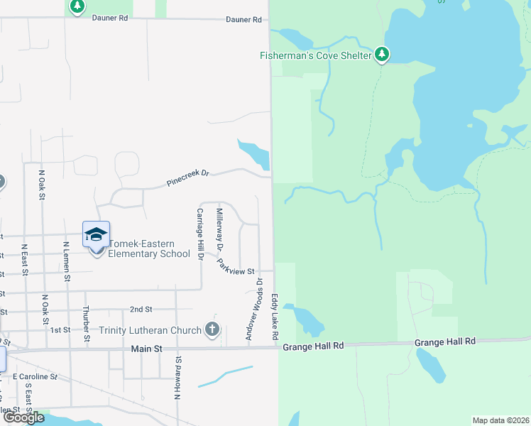 map of restaurants, bars, coffee shops, grocery stores, and more near 859 Andover Woods Drive in Fenton