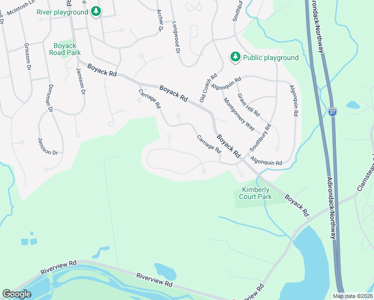 map of restaurants, bars, coffee shops, grocery stores, and more near 12 Lexington Drive in Saratoga County