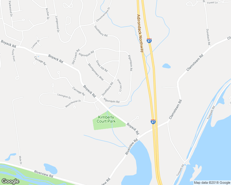 map of restaurants, bars, coffee shops, grocery stores, and more near 42 Grant Hill Court in Saratoga County
