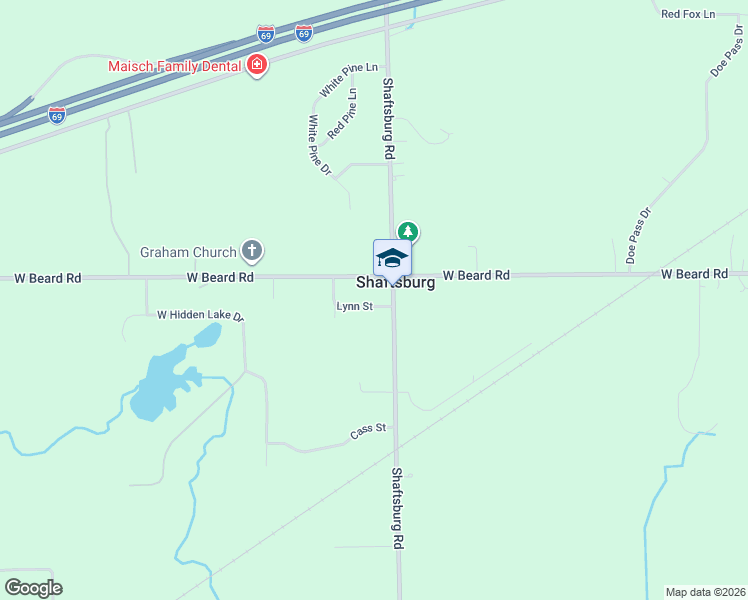 map of restaurants, bars, coffee shops, grocery stores, and more near 7119 Lynn Street in Perry
