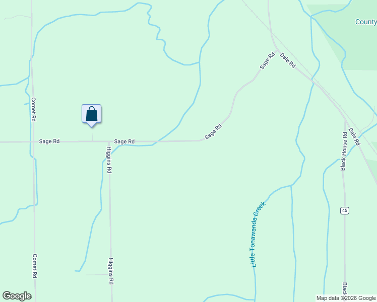 map of restaurants, bars, coffee shops, grocery stores, and more near 4558 Sage Road in Warsaw