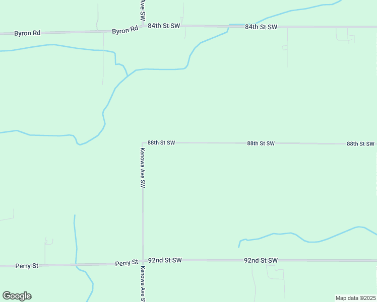 map of restaurants, bars, coffee shops, grocery stores, and more near 4580 88th Street Southwest in Byron Center