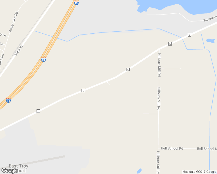 map of restaurants, bars, coffee shops, grocery stores, and more near N8693 Beronja Road in East Troy