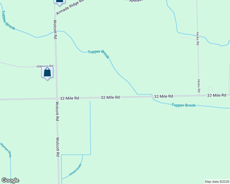 map of restaurants, bars, coffee shops, grocery stores, and more near 19200-19690 32 Mile Road in Macomb