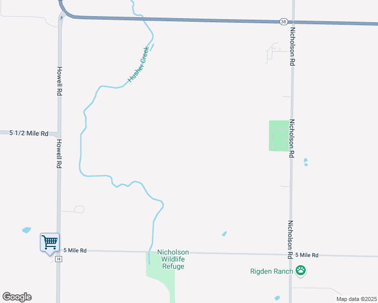 map of restaurants, bars, coffee shops, grocery stores, and more near 1215 5 Mile Road in Caledonia
