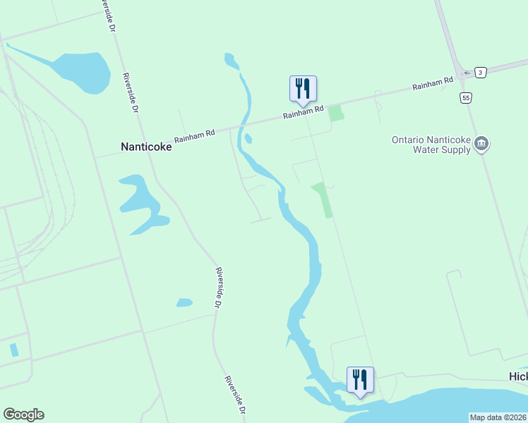 map of restaurants, bars, coffee shops, grocery stores, and more near 10 Nanticoke Valley Road in Cayuga