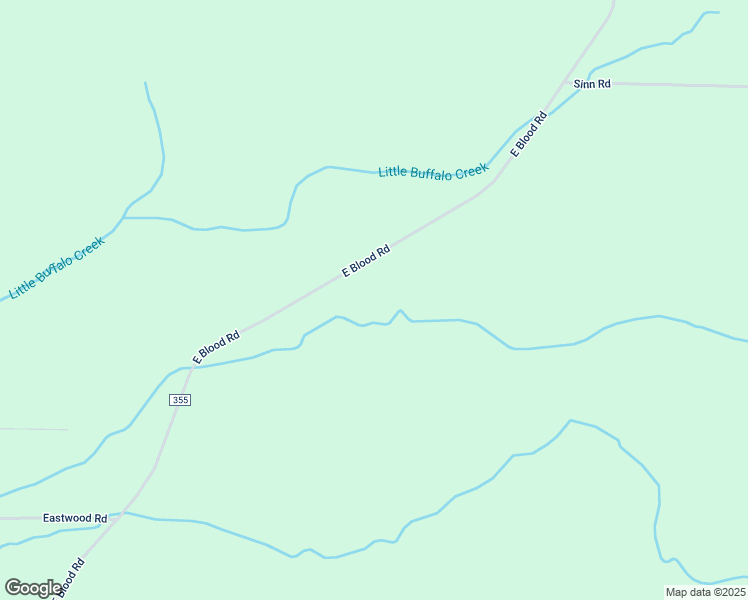map of restaurants, bars, coffee shops, grocery stores, and more near 1507 East Blood Road in Cowlesville