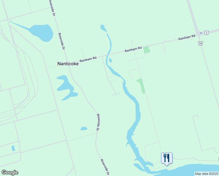 map of restaurants, bars, coffee shops, grocery stores, and more near 36 Nanticoke Valley Road in Cayuga