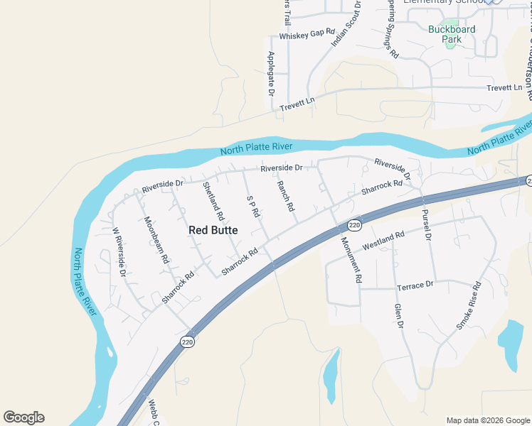 map of restaurants, bars, coffee shops, grocery stores, and more near 4323 S P Rd in Casper