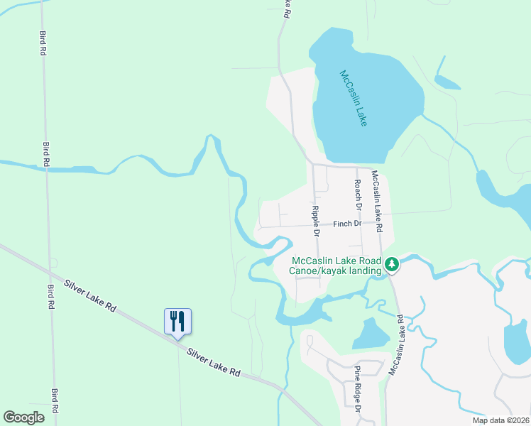 map of restaurants, bars, coffee shops, grocery stores, and more near 15161 West Drive in Linden