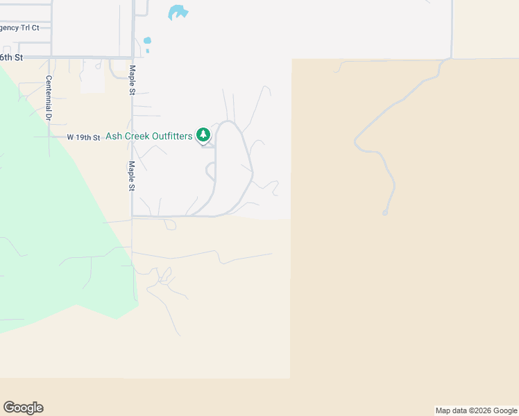 map of restaurants, bars, coffee shops, grocery stores, and more near 2202 Hidden Valley Road in Chadron