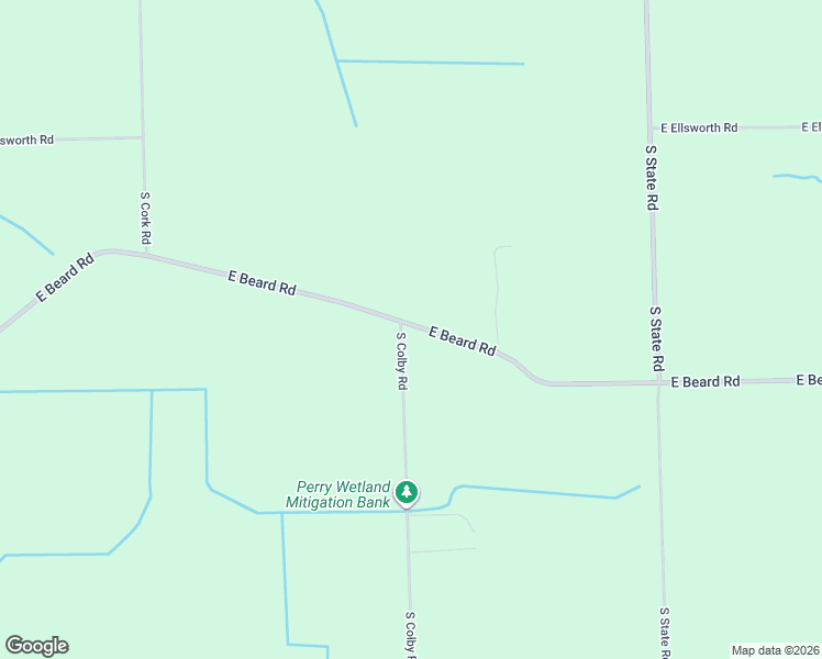 map of restaurants, bars, coffee shops, grocery stores, and more near 1020 East Beard Road in Perry